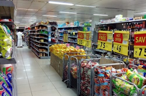 Supermercado com Preços nos produtos
